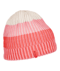 "DEEP KNIT BEANIE" - coral