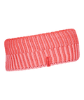 "DEEP KNIT HEADBAND" - coral