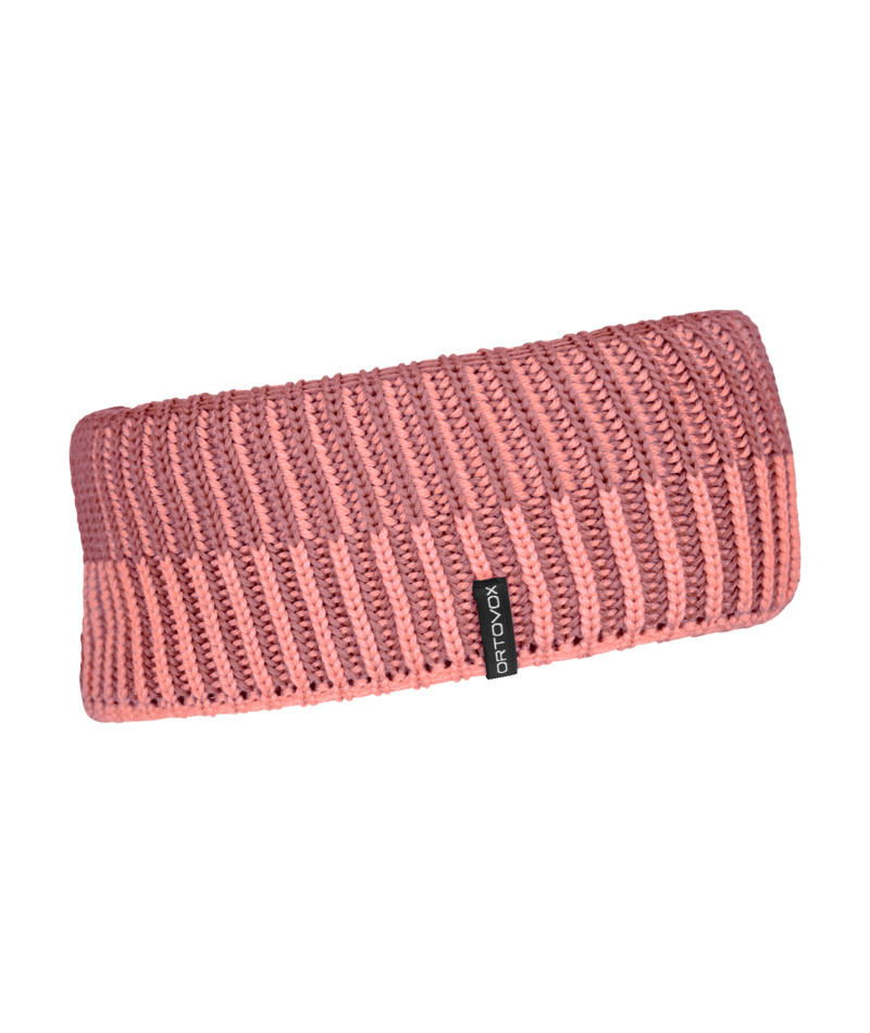 "DEEP KNIT HEADBAND" - "dusk rose"