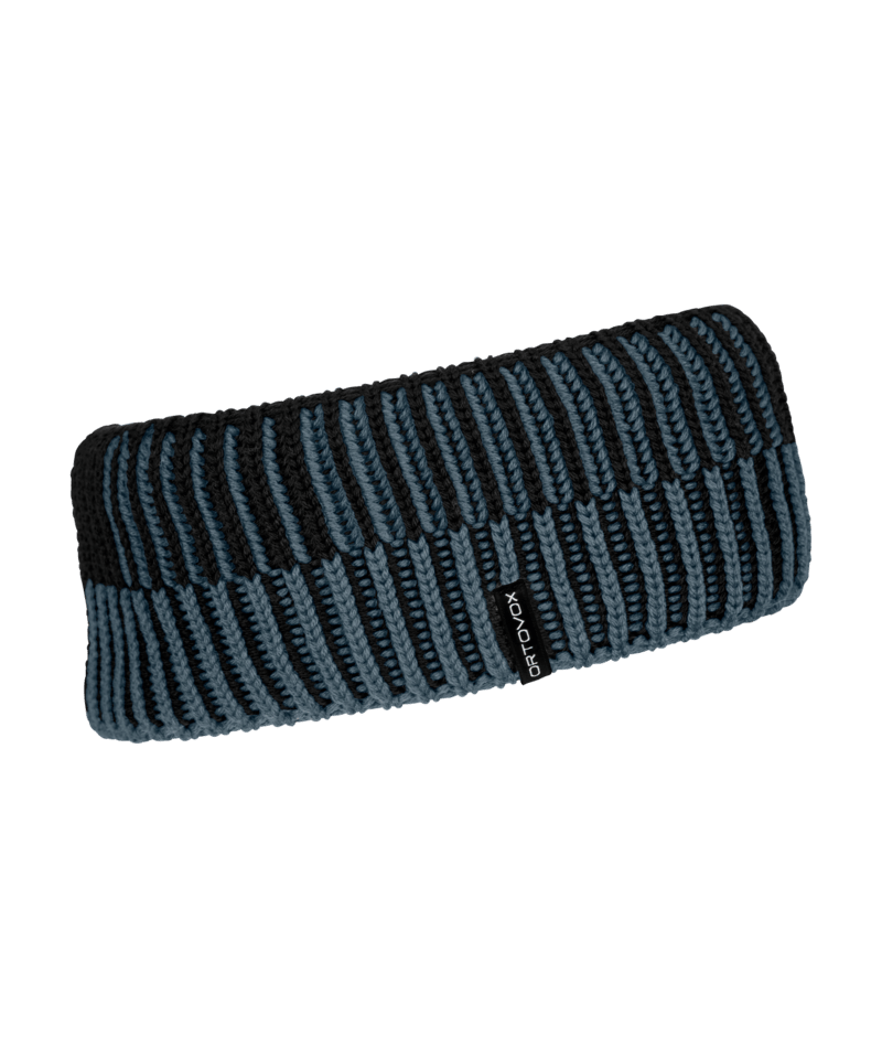"DEEP KNIT HEADBAND" - "dark arctic grey"