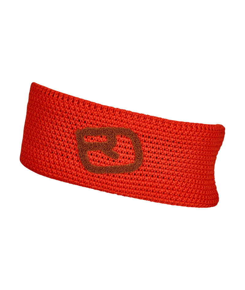 "ROCK’N'WOOL HEADBAND" - "hot orange"