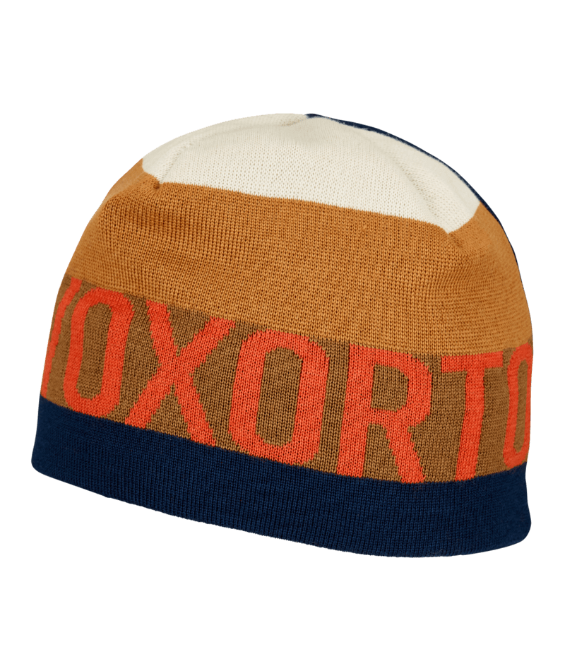 "PATCHWORK BEANIE" - "deep ocean"