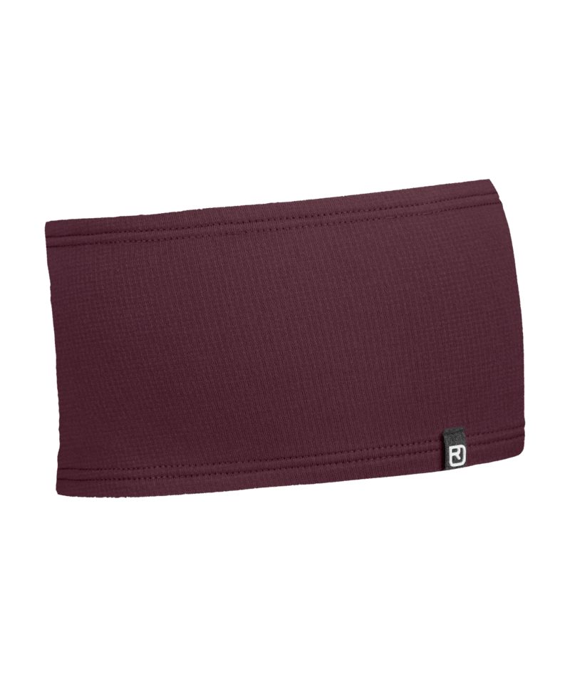"FLEECE LIGHT HEADBAND " - "dark wild berry"
