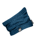 "FLEECE LIGHT GRID NECKWARMER" - "petrol blue"