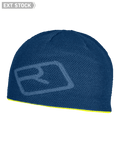 "MERINO LOGO KNIT BEANIE" - "petrol blue"