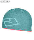 "MERINO LOGO KNIT BEANIE" - "ice waterfall"