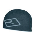 "MERINO LOGO KNIT BEANIE" - "dark arctic grey"