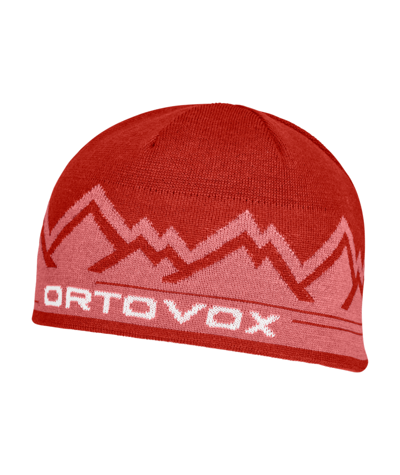 "PEAK BEANIE" - "sunset orange"