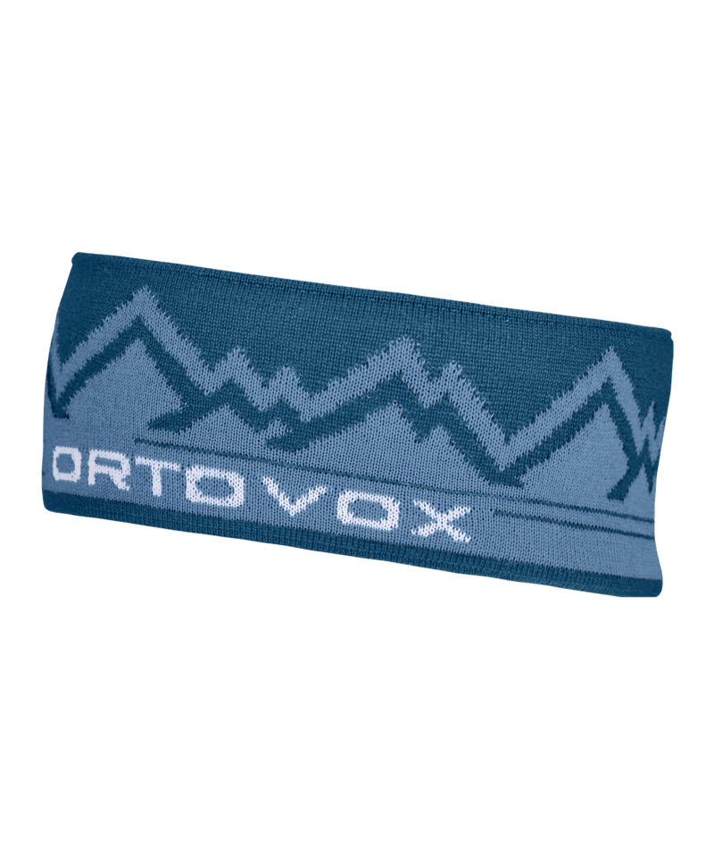 "PEAK HEADBAND" - "petrol blue"