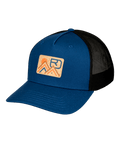 "CORKY TRUCKER  CAP" - "petrol blue"