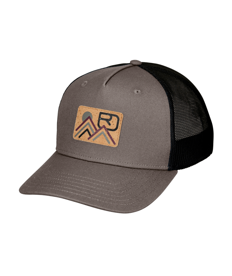 "CORKY TRUCKER  CAP" - "dark grey brown"