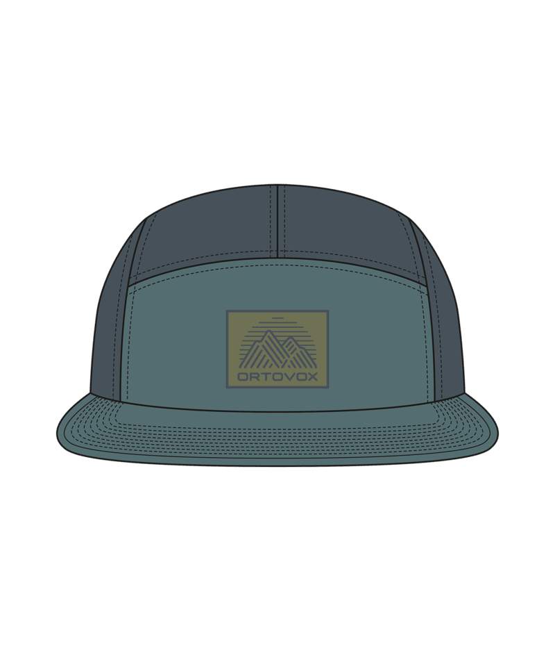 "MTN STRIPE CAP" - "dark arctic grey"