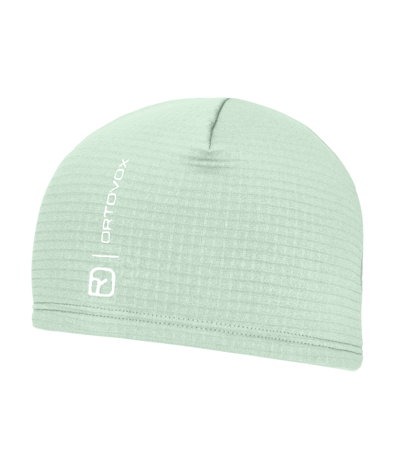 "FLEECE GRID BEANIE" - "green acid"