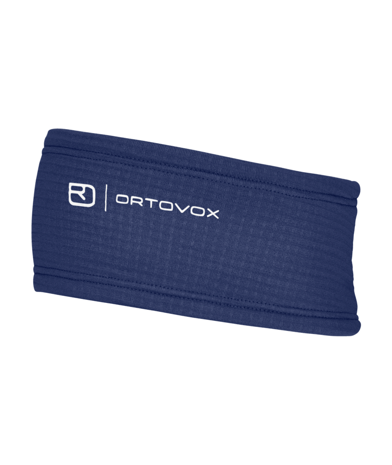 "FLEECE GRID HEADBAND" - "blue nunatak"
