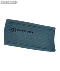 "FLEECE GRID HEADBAND" - "dark arctic grey"