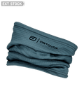 "FLEECE GRID NECKWARMER" - "dark arctic grey"