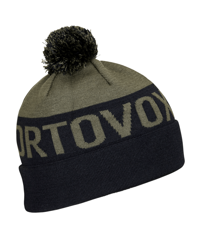 "BOBBLE KNIT BEANIE" - "dark wild herbs"