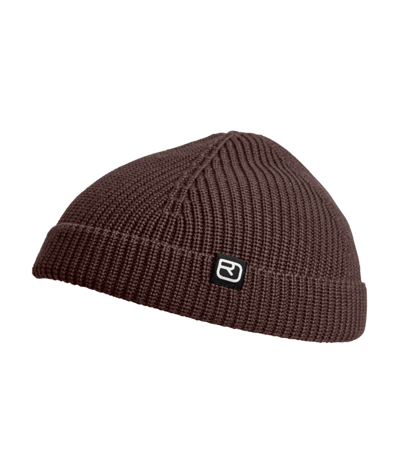 "FISHERMAN BEANIE" - "dark chestnut"