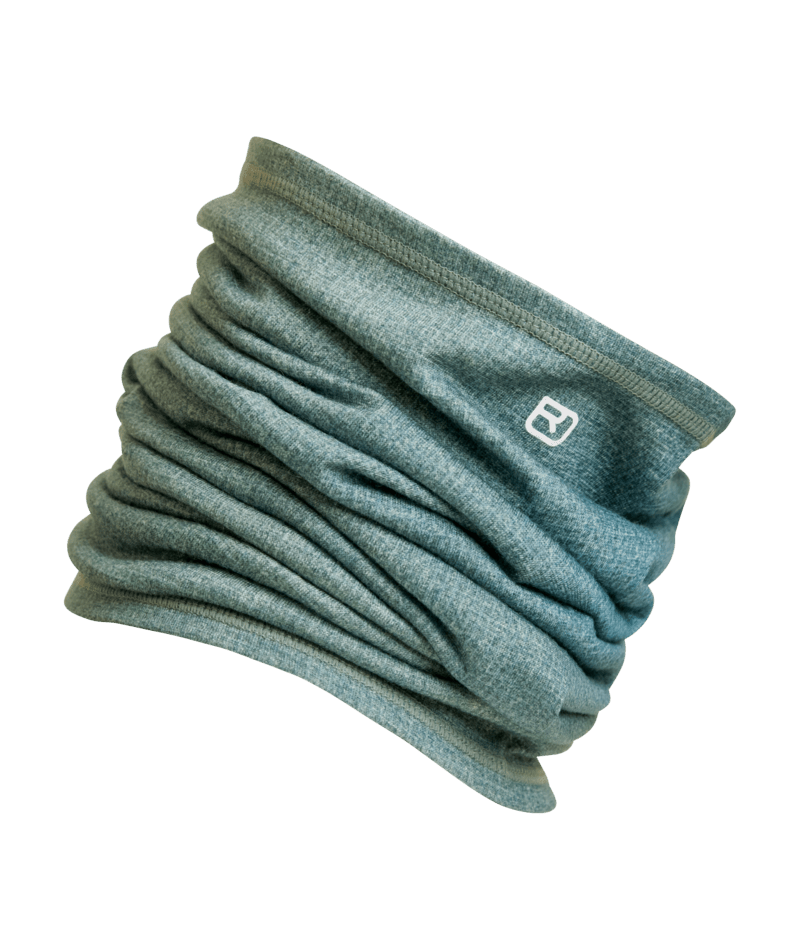 "185 MERINO NECKWARMER" - "aop green sage"