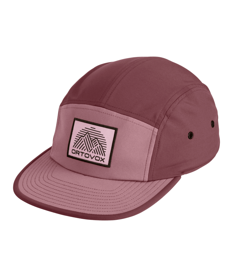 "MTN STRIPE CAP" - chestnut
