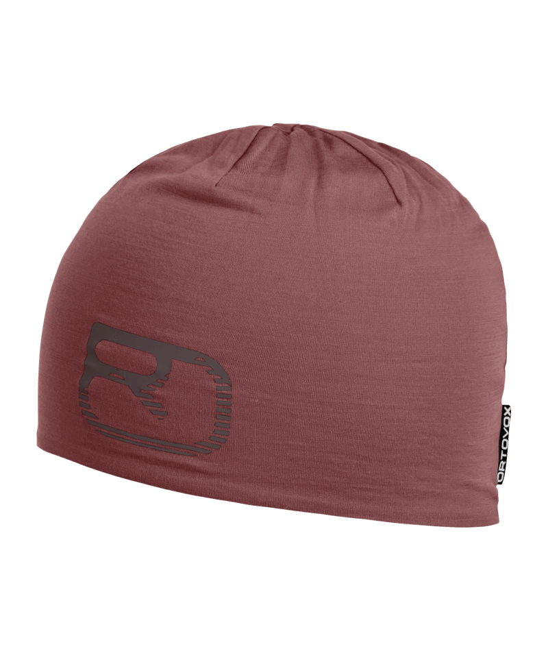 "120 COOL TEC LOGO BEANIE" - chestnut