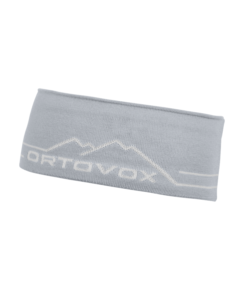 "PEAK HEADBAND" - "grey ice"