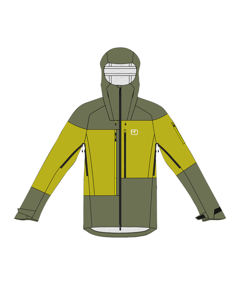 "3L GUARDIAN SHELL JACKET M" - "wild herbs"