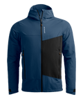 "SECEDA SOFTSHELL JACKET M" - "deep ocean"