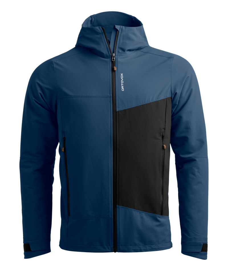 "SECEDA SOFTSHELL JACKET M" - "deep ocean"