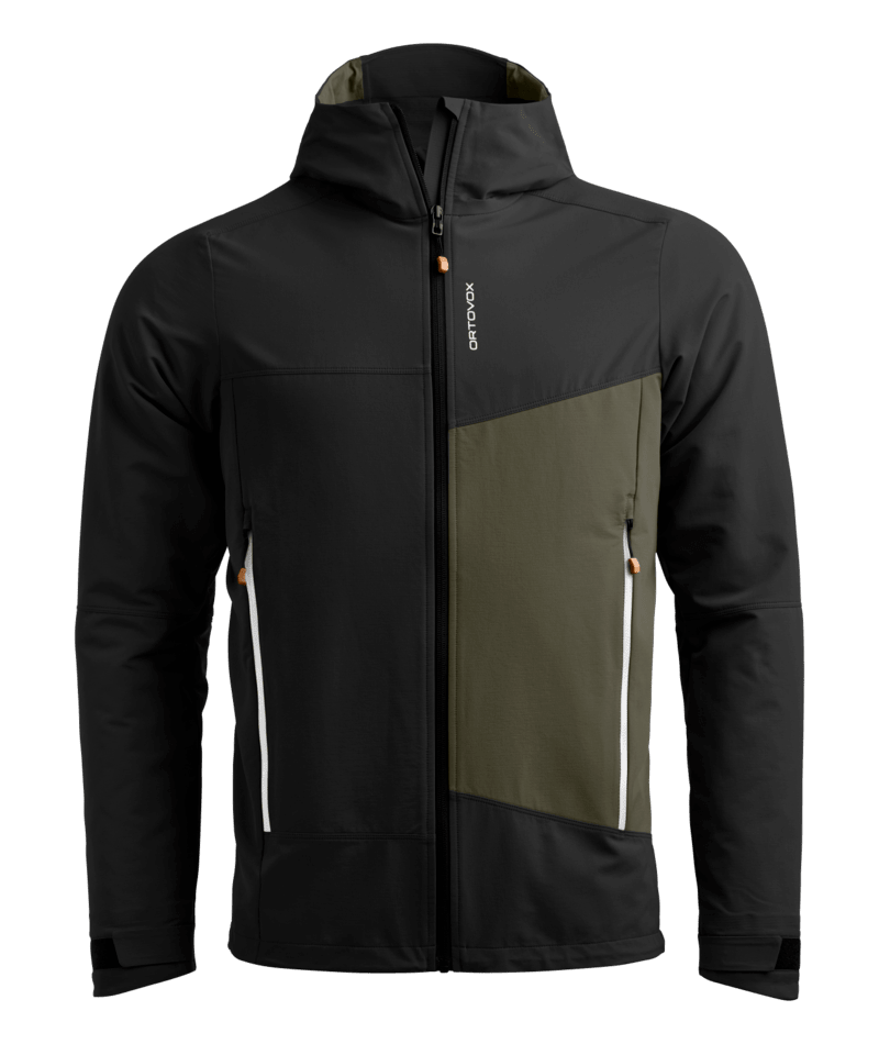 "SECEDA SOFTSHELL JACKET M" - "black raven"