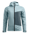 "SECEDA SOFTSHELL JACKET W" - "glacier grey"
