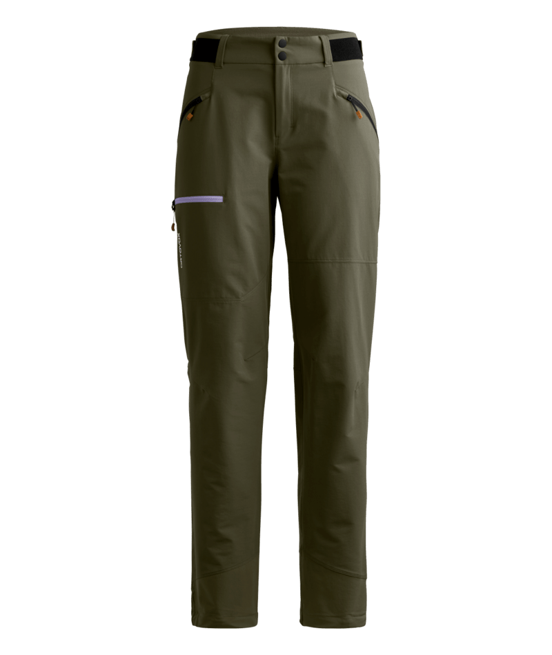 "SECEDA SOFTSHELL PANTS W" - "dark wild herbs"