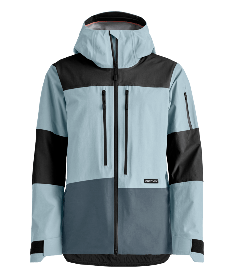 "RAVINE FREE 3L JACKET W" - "glacier grey"