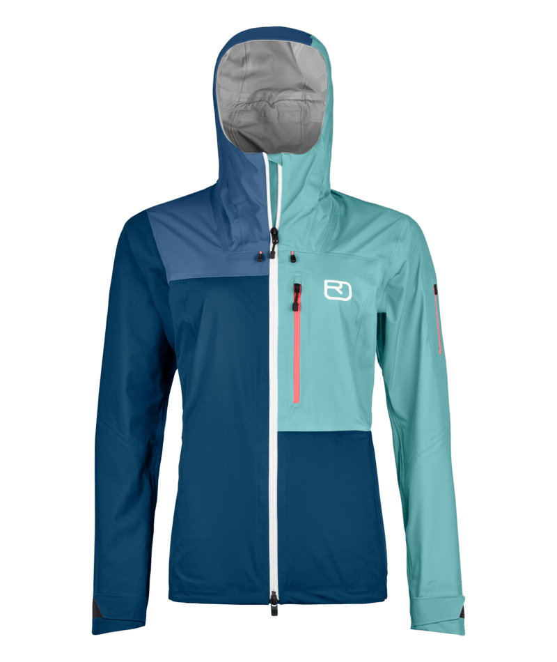 "3L ORTLER JACKET W" - "petrol blue"