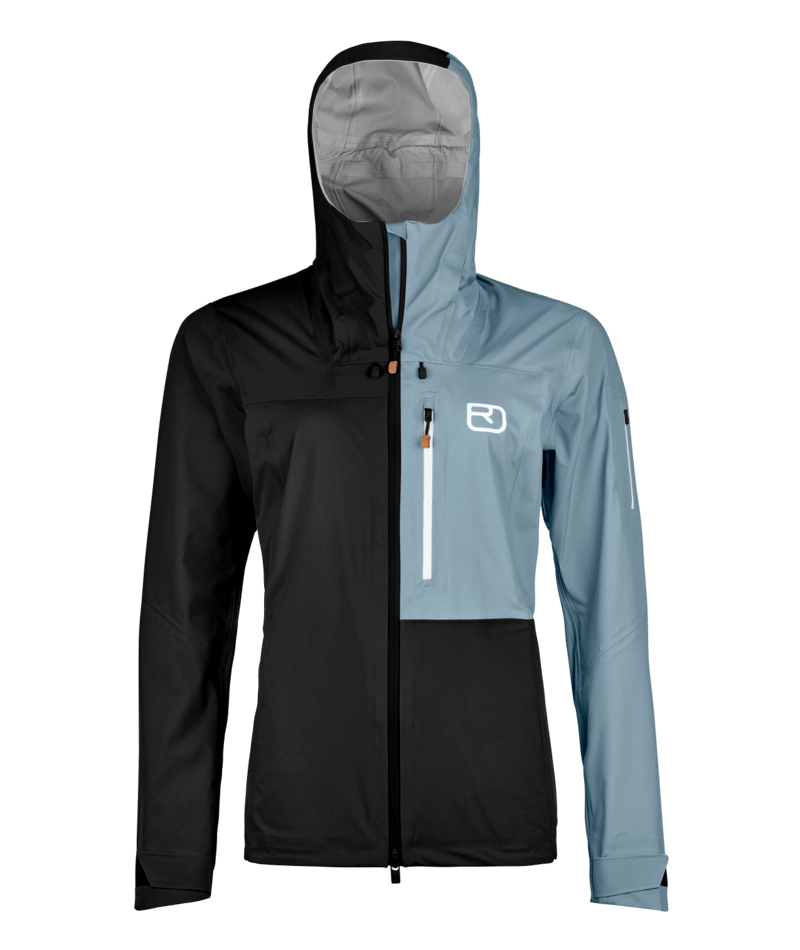 "3L ORTLER JACKET W" - "black raven"