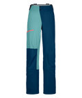 "3L ORTLER PANTS W" - "petrol blue"