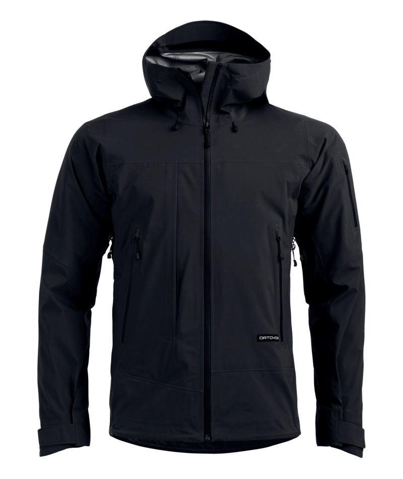 "ORTLER GORE-TEX JACKET M" - "black raven"