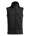 "ORTLER SOFTSHELL PLUS VEST M" - "black raven"