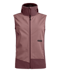 "ORTLER SOFTSHELL PLUS VEST W" - chestnut