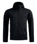 "ORTLER SOFTSHELL PLUS JACKET M" - "black raven"