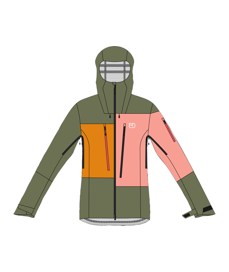 "3L DEEP SHELL JACKET W" - "wild herbs"