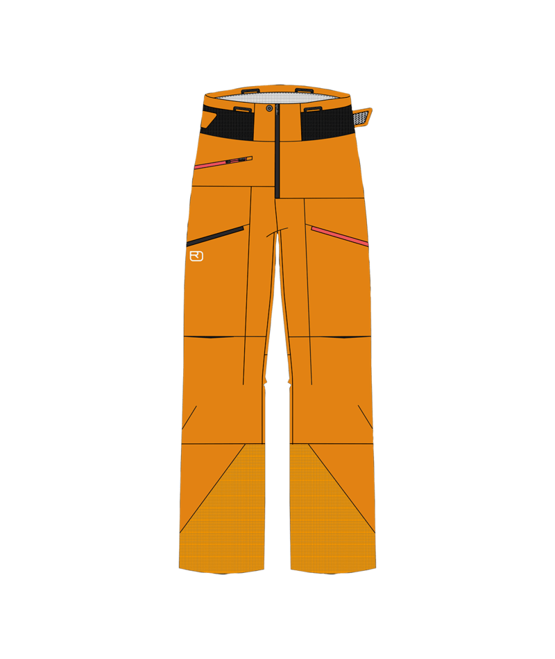 "3L DEEP SHELL PANTS W" - "autumn leaves"