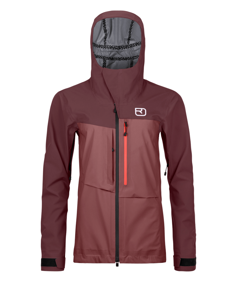 "3L RAVINE SHELL JACKET W" - "mountain rose"