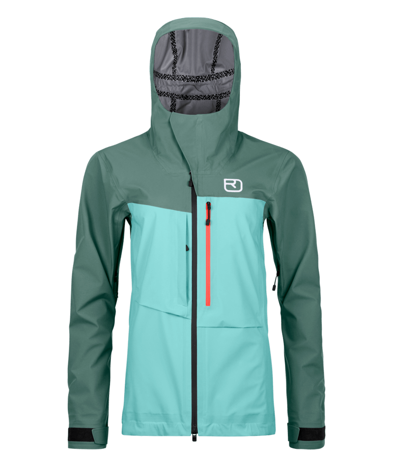 "3L RAVINE SHELL JACKET W" - "ice waterfall"