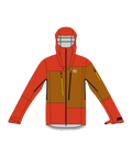 "3L DEEP SHELL JACKET M" - "hot orange"