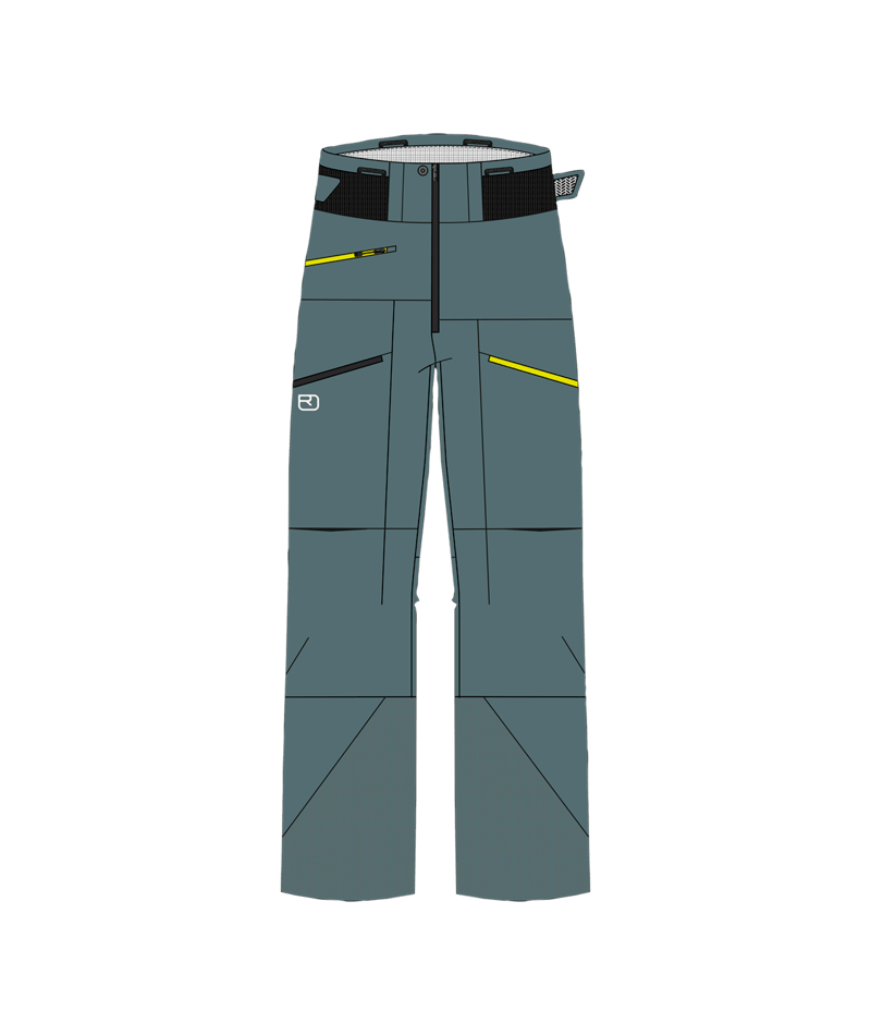 "3L DEEP SHELL PANTS M" - "arctic grey"