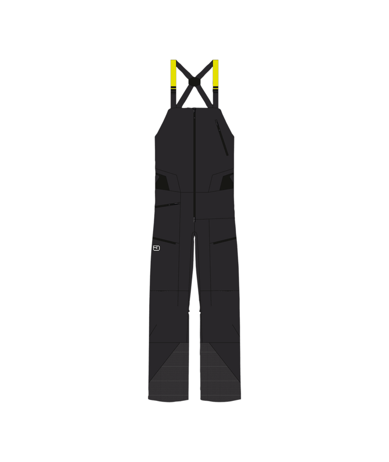 "3L DEEP SHELL BIB PANTS M" - "black raven"