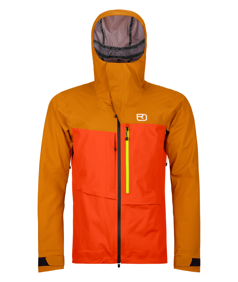 "3L RAVINE SHELL JACKET M" - "hot orange"