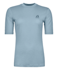 "185 MERINO MTN HUG TS W" - "glacier grey"