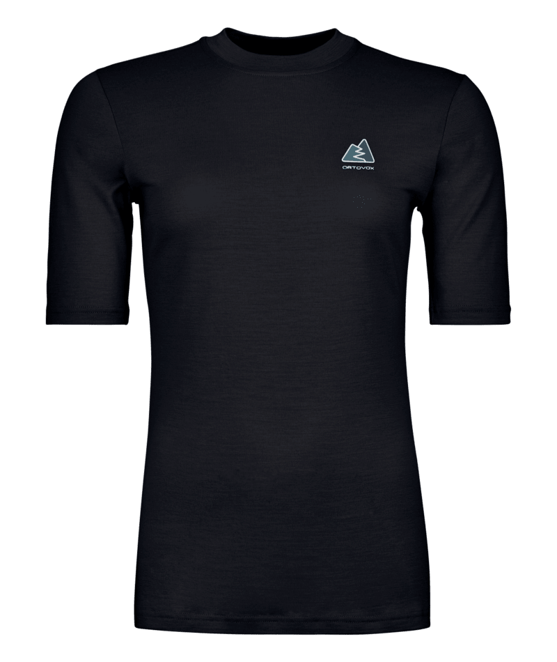 "185 MERINO MTN HUG TS W" - "black raven"